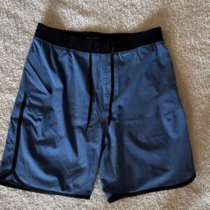 Hurley Blue and Black Men's Shorts